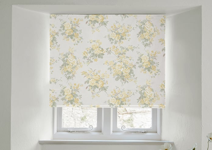 Shabby Chic by Rachel Ashwell Rose Chintz, Yellow - Roman Blind - Image 3